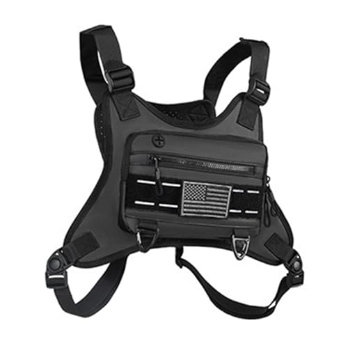 GADAW Angeln Brust Tasche Outdoor Sport Lauf Weste Rucksäcke Front Brust Pack Brust Rigs Rucksäcke Für Angeln Radfahren von GADAW