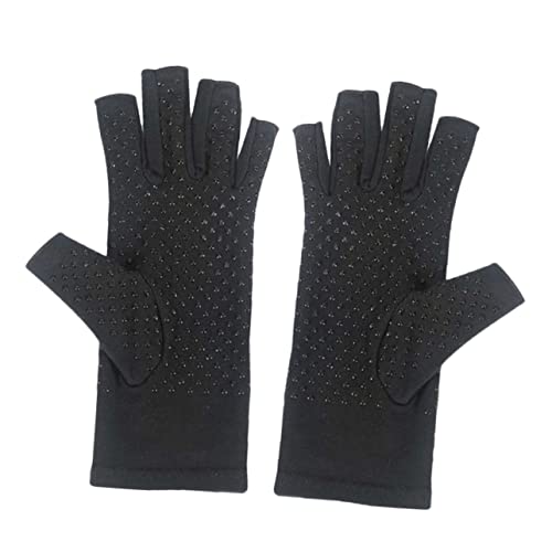 GALPADA 1 Paar Abgabe von Handschuhen Bodybuilder-Handschuhe Fingerlose Handgelenkshandschuhe Sportbedarf Fitness Handschuhe fitnesshandschuhe Sporthandschuhe Sportgeräte Kieselgel Black von GALPADA