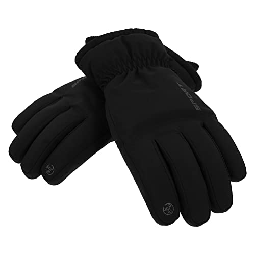GALPADA 1 Paar Skihandschuhe Baumwoll-Handschuhe Winddichte Handschuhe Warmhaltende Handschuhe Warme Handschuhe Zubehör Stoff Berührungsempfindlicher Bildschirm Arbeit von GALPADA