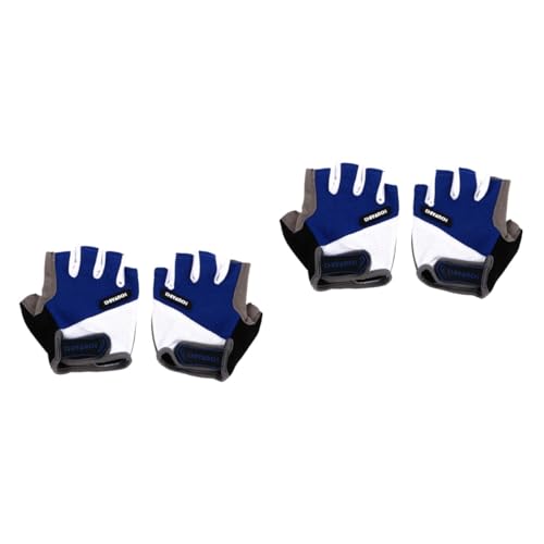 GALPADA 2 Paar Outdoor-Halbfingerhandschuhe Radhandschuhe Handschuhe für Rennfahrer MTB-Handschuhe halbfinger Handschuhe Security Handschuhe Sporthandschuhe Halbfinger-Reithandschuhe Stoff von GALPADA