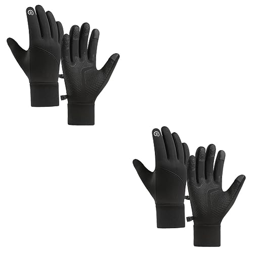 GALPADA 2 Paar Outdoor-Sporthandschuhe fahrradhandschuhe Outdoor-Handschuhe Reithandschuhe warme Handschuhe für Männer extreme Kälte Laufhandschuhe wasserdichte Handschuhe für Herren von GALPADA