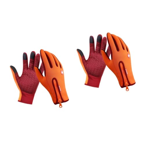 GALPADA 2 Paar wasserdichte Handschuhe Skihandschuhe Snowboardhandschuhe Sporthandschuhe Wärmende Handschuhe Fahrradhandschuhe Handschuhe Zum Trainieren Touchscreen-Handschuhe von GALPADA