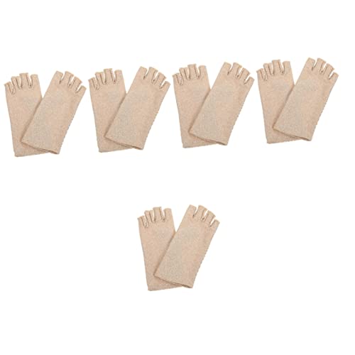 GALPADA 5 Paare Sonnenschutzhandschuhe für den Außenbereich Handschuhe zum Reiten Maniküre-Handschuhe Reithandschuhe Handschuhe für Fußball Fahrradhandschuhe Damen UV-Handschuhe für Nägel von GALPADA