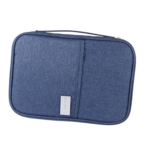 GALPADA Fall travel Accessories reiseaccessoires Kreditkartenetui Reisezubehör Reiseveranstalter Reise-Geldbörsenhalter Tragetasche Brieftasche Passinhaber Dokumenten-Organizer-Tasche Navy von GALPADA