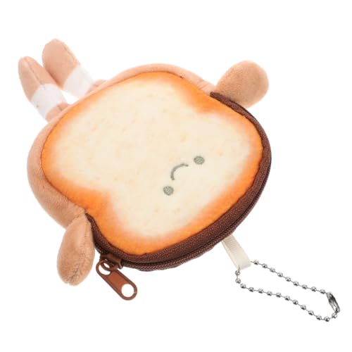 GALPADA Kawaii Toast Geldbörse Niedliche Cartoon Mini Geldbörse Im Toastbrot Design Für ünzen Schlüssel Und Kleine Essentials Ideales Für Studenten Und Liebhaber Von von GALPADA