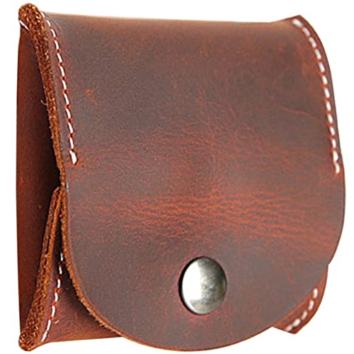 GALPADA Mini-Geldbörse kleingeldbörse small Wallet Tasche für Münzen Auto-Organizer-Tasche Geldbörse für Männer Herren Geldbörse Vintage kleine Münztasche Münzbeutel im Freien Leder von GALPADA