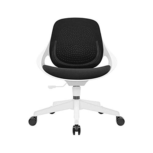 GANGUIO Ergonomischer Drehstuhl für Büro, Arbeitszimmer oder Wohnheim – Komfortables und Schlichtes Design – Elegante Schwarze Farbe von GANGUIO