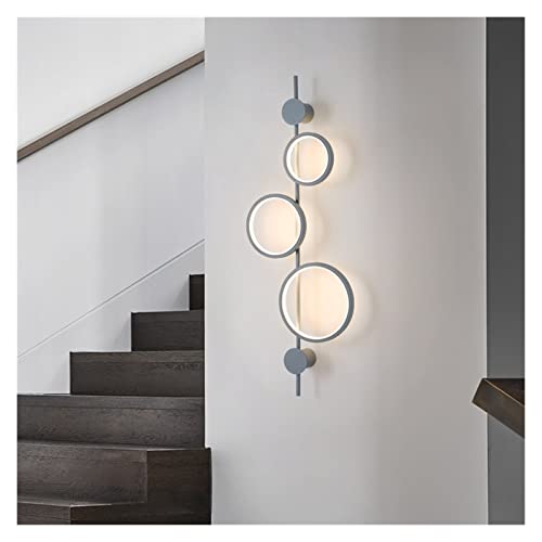 GANGUIO Wandlampe, Moderne Minimalistische Licht Luxus Wandlampe Minimalistische Wohnzimmer TV Hintergrundwand Schlafzimmer Nachttischlampe Lange Streifen Wandlampe,Wandleuchte von GANGUIO