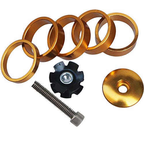 GANOPPER 1-1/8" Rennrad Lenker Vorbau Spacer Fahrradvorbau Kappen MTB Fahrrad lenkererhöhung abstandhalter Mit Bike Headset Star Nut Screw GANOPPER 1-1/8" Rennrad Lenker Vorbau Spacer Fahrradvorbau Kappen MTB Fahrrad lenkererhöhung abstandhalter Mit Bike Headset Star Nut Screw von GANOPPER