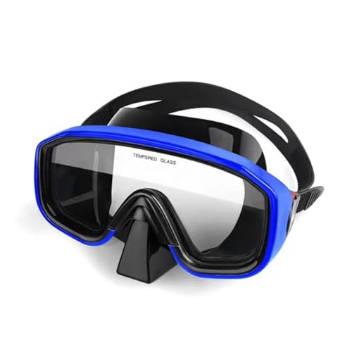 Schnorchelset, Taucherbrille mit 180° Panorama-Weitsicht-Tauchmaske, auslaufsichere Schwimmbrille mit Nasenschutz für Erwachsene B von GAOJYLF