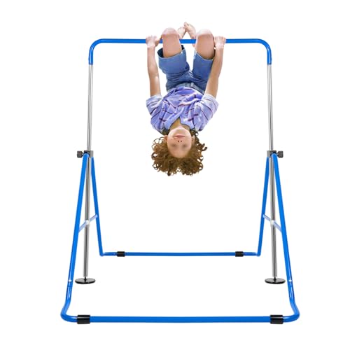 Gymnastikstange für Kinder, höhenverstellbar, faltbar, Tragfähigkeit 150 kg, Trainingsgerät zu Hause, Fitnessstudio, Outdoor von GAOUSD