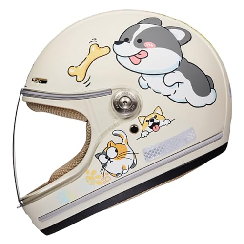 Kinder-Fahrradhelm Kinder-Fahrradhelme Multisport-Helm Für Skateboard Fahrrad Rollschuhlaufen Roller Cartoon-Muster Leichter Helm A,(46-52CM) von GAOZITAIGZ