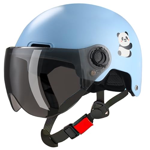 Kinderhelm Kinder-Fahrradhelm Leichter Fahrradhelm Für Roller Radfahren Skaten Multisport-Sicherheitshelm 3–12 Jahre Alt Süßer Cartoon-Helm C,(45-55CM) von GAOZITAIGZ