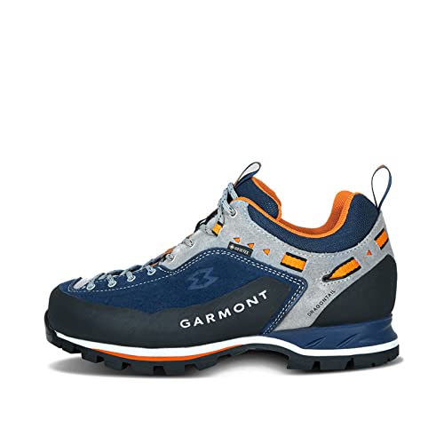 GARMONT Unisex - Erwachsene Outdoor Schuhe, Damen,Herren Sport- & Outdoorschuhe,Wechselfußbett,Trekkingschuhe,Dark Blue/Orange,39.5 EU / 6 UK von GARMONT