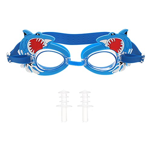 GAROZATION 1 Paar Tierische Brillen Für Kinder Anti-spucke-brille Unterwasserbrille Schutzbrille Schwimmwerkzeug Kinderbrille Uv-brille Zum Schutz Taucherbrille Schwimmbrillen Kieselgel Blue von GAROZATION