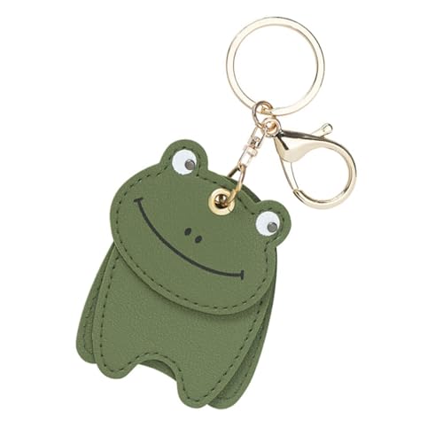 GAROZATION 1Stk Schlüsselanhänger Kette Tasche Geldbörse Schlüsselband Plüsch Kinder schlüsselbund Zeichentrick schlusselanhanger schlusselhalterung Key fob PU-Schlüsselring Legierung Green von GAROZATION