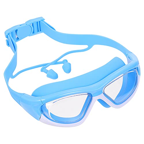 GAROZATION 1stk Schwimmbrillen Für Kinder Verstellbare Brille Schwimmbrille Mit Ohrstöpseln Augenschutz Beim Schwimmen Breite Schwimmbrille Strandbrille Schutzbrille Für Kinder Blue Plastik von GAROZATION