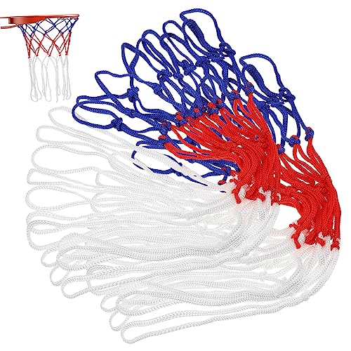 GAROZATION 2 Stück Basketballnetz Ersatz Für Indoor Und Outdoor Strapazierfähige Basketballnetze Aus Langlebigem Material Ideal Für Basketballkörbe Und Schusstraining Vielseitig Einsetzbar von GAROZATION