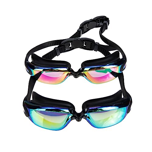 GAROZATION 2st Taucherbrille Schwimmzubehör Wasserbrille Schwimmbrille Für Erwachsene Schwimmen Pool-zubehör Tragbare Schwimmbrille Verschleißfeste Schwimmbrille Strandbrille Kieselgel von GAROZATION