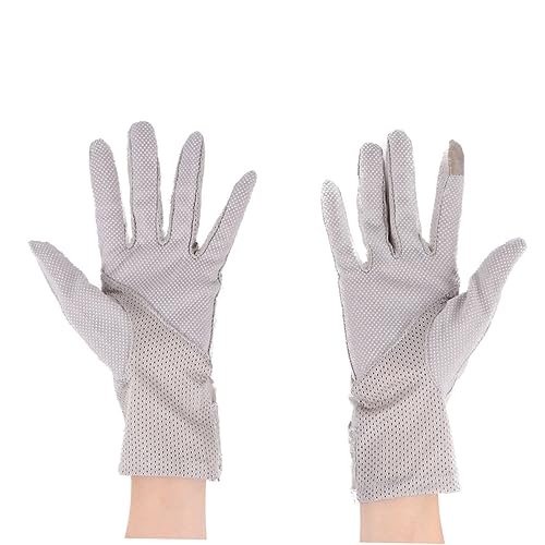 GAROZATION Atmungsaktive Sommer Fahrspitzen Handschuhe Für Damen Rutschfestes Design Ideal Für Outdoor Aktivitäten Und Fahrradtouren 1 Paar UV Schutz Flexibel Und Bequem von GAROZATION