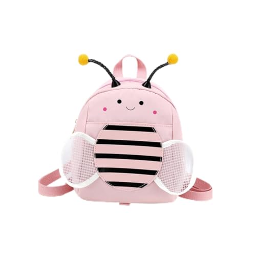 GAROZATION Entzückende Outdoor Tasche Für Kinder Modischer Rucksack in Rosa Bienen Aufbewahrungstasche Reisetasche Für Mädchen Coole Und Personalisierte Kinderrucksäcke von GAROZATION