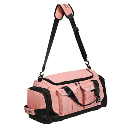 GAROZATION Große Kapazität Fitness Tasche Für Reisen Gym Und Sport Faltbare Reisetasche Mit Trocken Feucht Trennung Geeignet Für änner Und Frauen Pink Ideal Für Flugreisen Und von GAROZATION