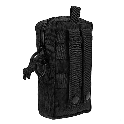 GAROZATION Handy Reißverschlusstasche Für Ladekabel Schützende Campingtasche Taktische Wandertasche Outdoor Hüfttasche Mit Platz Für Taschenlampen Und Kühlbox Mit Akku Für Sport Und Reisen von GAROZATION