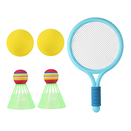 GAROZATION Tennisschläger Set Mit Badmintonschläger Und Bällen Ideales Outdoor Sportspielzeug Für Fördert Bewegung Und Spaß Beim Klettballspiel Und Propeller von GAROZATION