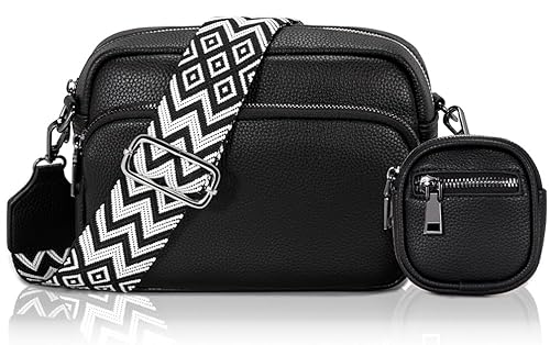 GASSDA Crossbody Bag Damen Kleine Umhängetasche Damen Breiter Gurt PU Leder Handtasche mit Abnehmbarem Schultergurt GASSDA Crossbody Bag Damen Kleine Umhängetasche Damen Breiter Gurt PU Leder Handtasche mit Abnehmbarem Schultergurt von GASSDA
