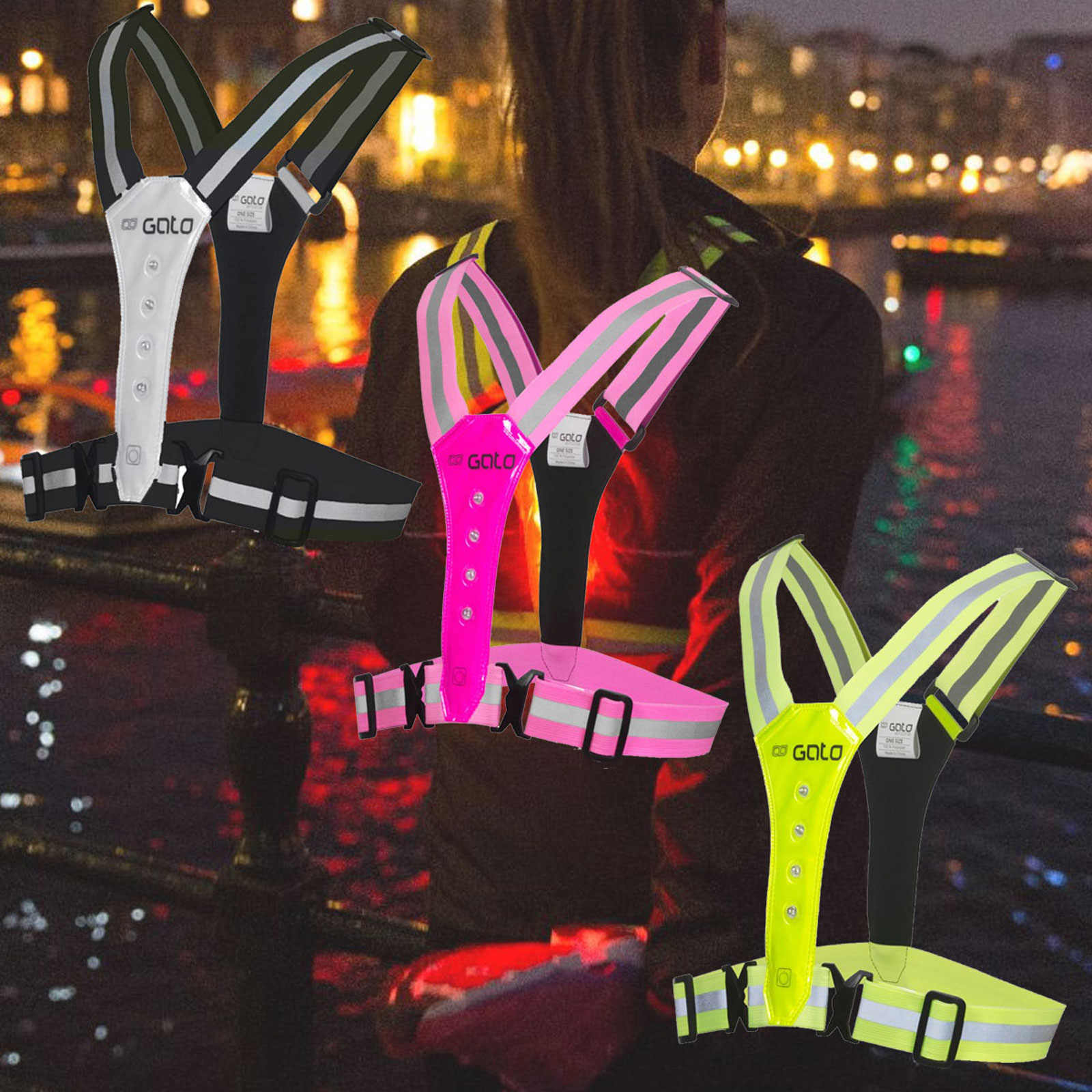 Gato LED Safer Sport Vest | Sicherheitsweste Gato LED Safer Sport Vest | Sicherheitsweste von GATO
