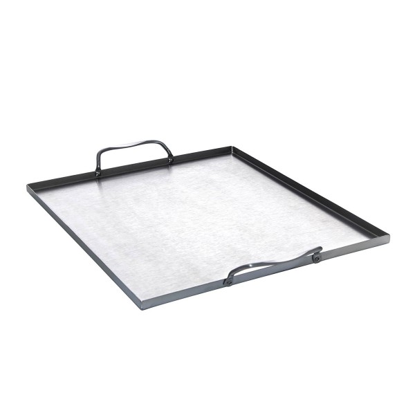 ALLGRILL Edelstahl Grillwanne mit 2 Griffen, 31x27x1cm - Plancha Pf... von GAUMENKICK