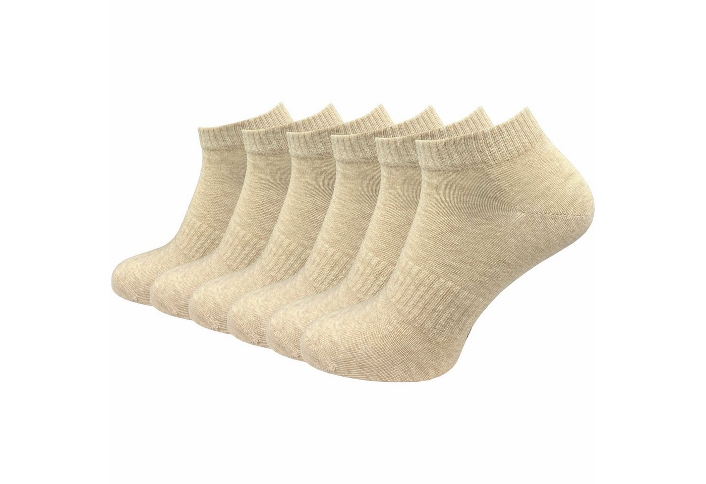 GAWILO Kurzsocken für Damen und Herren - Quartersocken in weiß, schwarz und grau (6 Paar) Kein Rutschen dank Rippbund - Etwas länger als Sneaker Socken von GAWILO