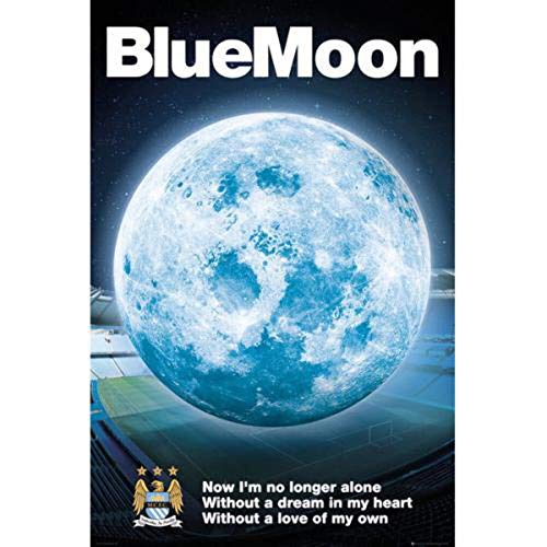 GB Eye Maxi-Poster, Manchester City, Blue Moon 2014, Mehrfarbig, 200 Stück von GB eye