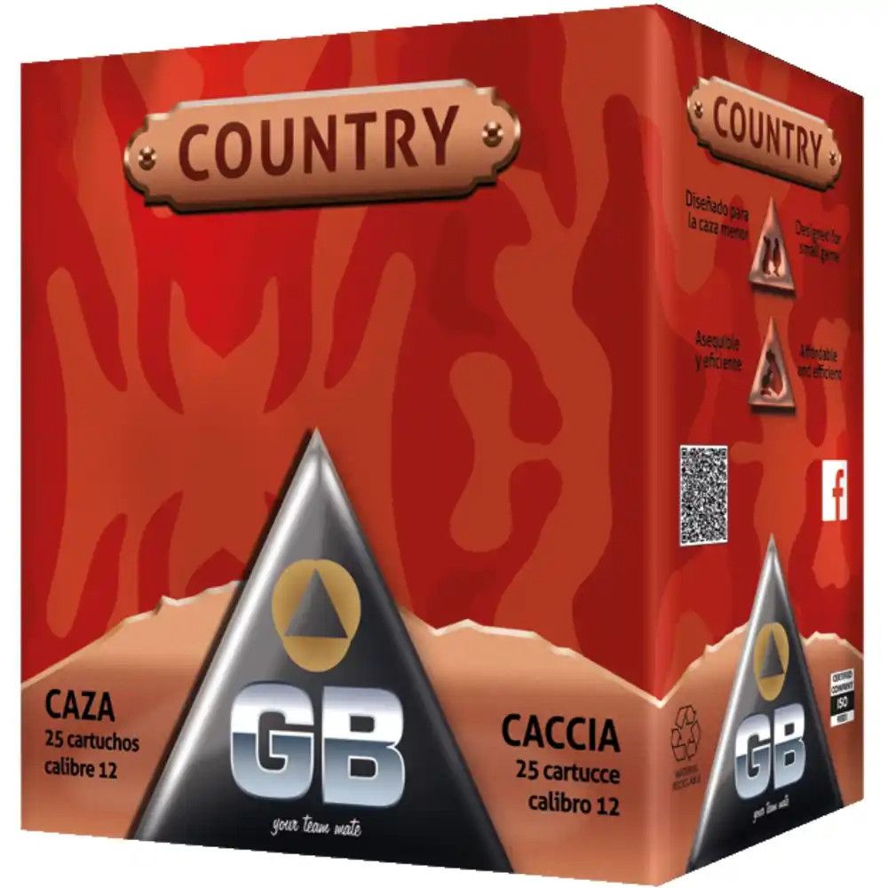 GB Country 12/70 30g, 3,00mm, 25 Schuss GB Country 12/70 30g, 3,00mm, 25 Schuss von GB