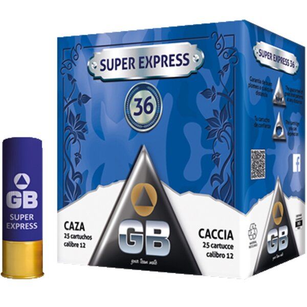 GB Super Express 12/70 36g, 3,0mm, 25 Schuss GB Super Express 12/70 36g, 3,0mm, 25 Schuss von GB