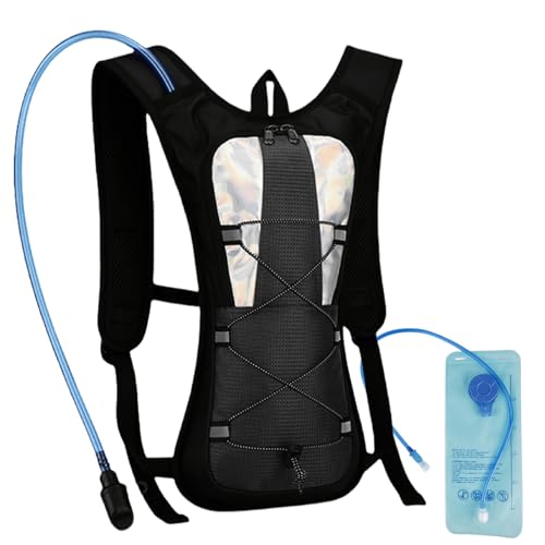 Trinkrucksack mit Trinkblase 2L, Laufrucksack trinkrucksack Fahrrad Damen und Herren, Wasserdicht Sportrucksack, Trailrunning Rucksack mit Trinksystem und Reflektoren für Camping Ski MTB Fahrrad Trinkrucksack mit Trinkblase 2L, Laufrucksack trinkrucksack Fahrrad Damen und Herren, Wasserdicht Sportrucksack, Trailrunning Rucksack mit Trinksystem und Reflektoren für Camping Ski MTB Fahrrad von GBKDQQ