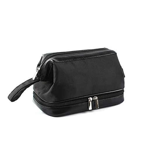 GBNYTT Make-up-Tasche für Herren, Waschtasche, wasserdicht, Nylon, groß, Kosmetiktasche, Reise-Make-up-Tasche, Beauty-Kosmetiktasche, einfarbig, Einheitsgröße von GBNYTT