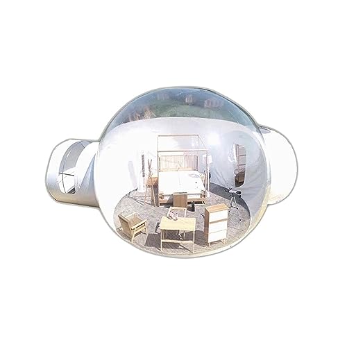 GBNYTT Zelt Outdoor Camping Transparent Aufblasbar Bubble Zelt Sphärisch Klar Haus Garten Hütte Hütte von GBNYTT