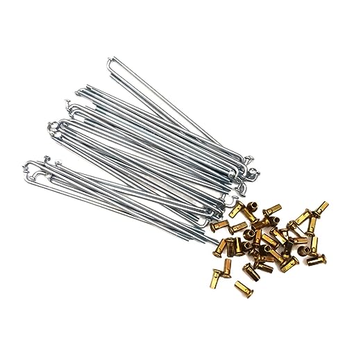 GBSONGJIN 36/Lot 8G 9K Speichendurchmesser 3,2/3,5/4,0 mm x 125-235 mm Offroad-Motorradspeiche E-Speiche (4,0 x 168 mm) von GBSONGJIN