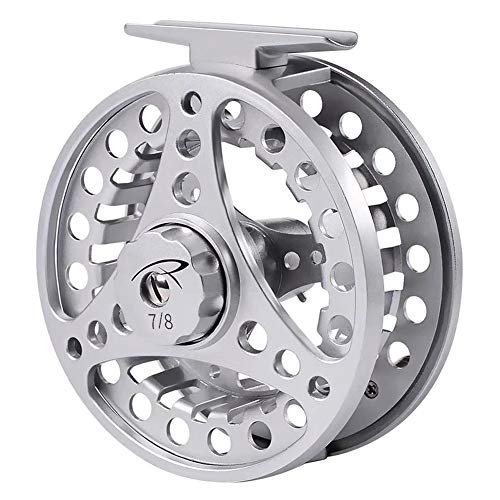 GBSONGLIANGBO Fliegenrolle,Fliegenfischen Rolle Fliegenfischen Rad Fly Fishing Reel-Köder-Gussaluminiumfliegenrolle(Gold,3000 Series) von GBSONGLIANGBO