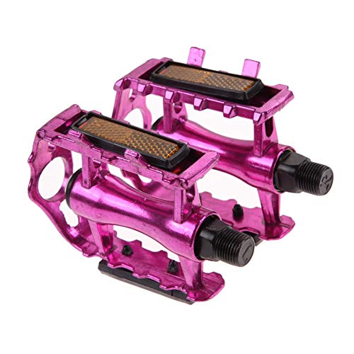 GBSONGLIANGBO Pedale,MTB Pedale 2ST Fahrradpedale MTB Bike Plattform Pedale Cycling Aluminium Outdoor Sports 4 Farben Berg Pedal Fahrradzubehör(Pink) von GBSONGLIANGBO