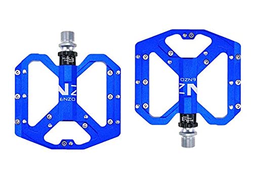 GBSONGLIANGBO Pedale,MTB Pedale Bike Pedals MTB Straße 3 Versiegelte Lager Fahrradpedale Mountain Bike Pedals Wide Platform(Blue) von GBSONGLIANGBO