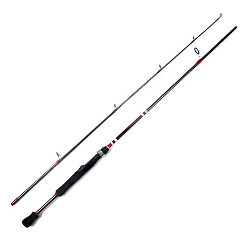 GBSONGLIANGBO Spinnrute,Forellenrute Angelrute 1,8m 3-21G Lure Gewicht Ultraleicht Casting Rods 6-15LB Leitung Gewicht Casting Angelpol(Red) von GBSONGLIANGBO