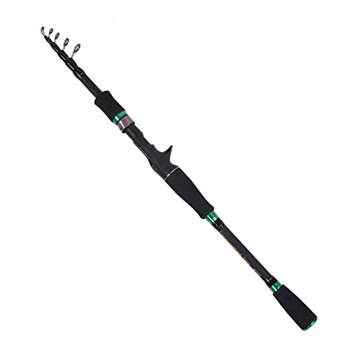 GBSONGLIANGBO Spinnrute,Forellenrute Teleskop Angelrute Ultraleicht Gewicht Spinnen Angelrute Kohlefasermaterial 2,7 m-1,8m Angelrute Tackle(Casting,2.7 m) von GBSONGLIANGBO