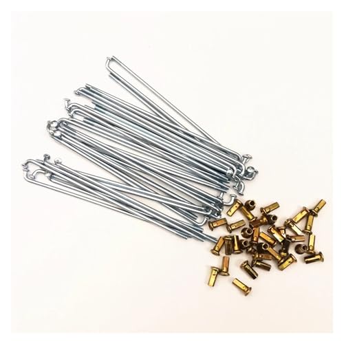 GBXVEMIAO Speichen 36/Lot 8G 9K für Fahrrad-Speichen-Durchmesser 3,2/3,5/4,0 mm x 125-235 mm, Offroad-Motorrad-Speichenspeiche (4,0 x 140 mm) von GBXVEMIAO