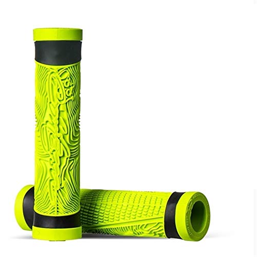 GBZHAOYAN Fahrradgriffe Reines MTB Silikon Lenker Fahrrad Griffe Gel Durable Shock-Proof Anti-Rutsch for Rennrad BMX Lenker Grip Fahrradteile(Green) von GBZHAOYAN