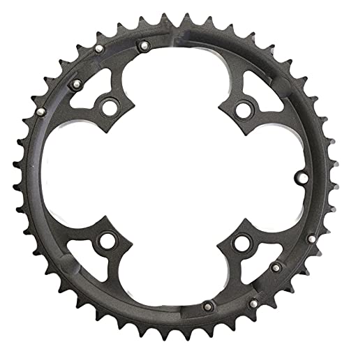 GBZIJIE Kettenblatt,Fahrrad Kettenblatt Kohlenstoffstahl 48T Bike Crankset 104BCD Kettenring Fahrrad Kurbel Kettenring MTB Rennrad Kette Wheel von GBZIJIE