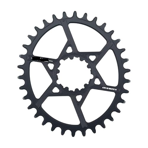 GBZIJIE Kettenblatt,Fahrrad Kettenblatt MTB CRANKSET OVAL GXP Schmale Weitketten- / Kettenring-Ring-Fahrradkettenrad/Kettenrad 0mm Offset 32T-40T(38T) von GBZIJIE