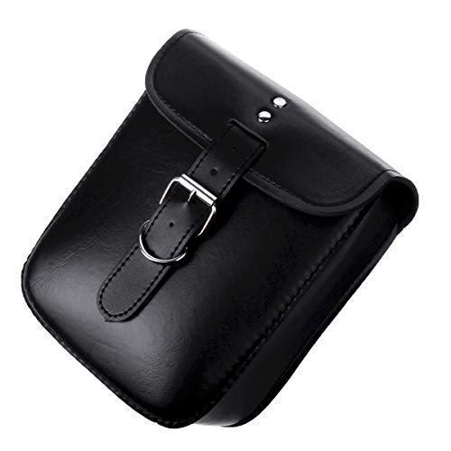 GBZIJIE Motorrad Tasche,Motorrad Satteltaschen 1 Satz schwarzer wasserdicht Racing Motorrad-Werkzeugtasche Saddlebags Reisetaschen Koffer Gepäck mit Niet-Schädel(1xEagle) von GBZIJIE