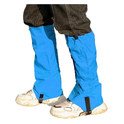 Wandergamaschen, Knöchelbekleidung For Wandern Im Freien, Dicke, Verstellbare Stiefelgamaschen For Die Unterschenkel, For Wandern Im Schnee In Den Bergen, Skifahren, Spazierengehen, Klettern(Blue) von GCGC